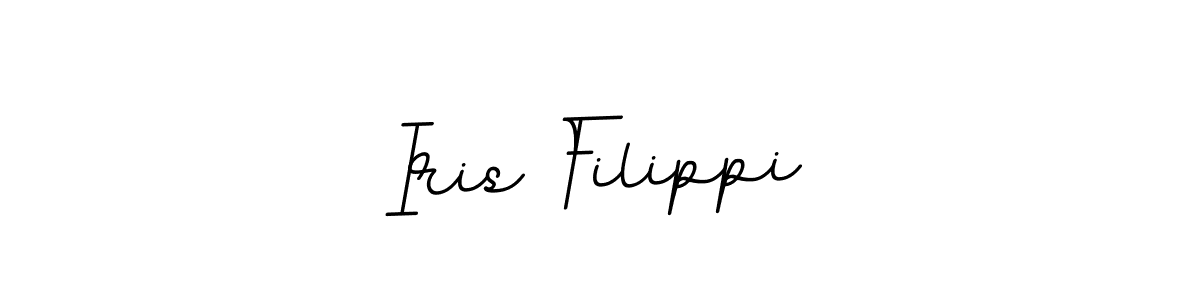 How to make Iris Filippi name signature. Use BallpointsItalic-DORy9 style for creating short signs online. This is the latest handwritten sign. Iris Filippi signature style 11 images and pictures png