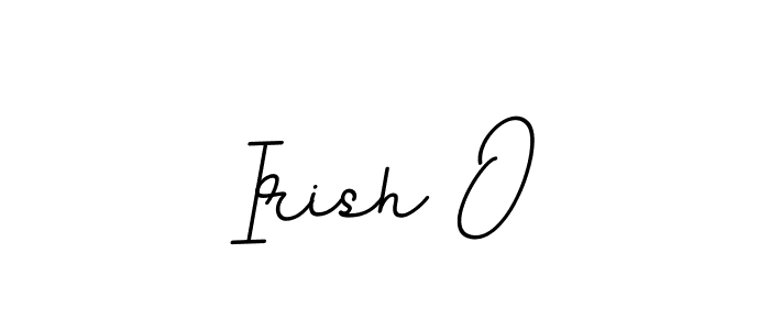 Use a signature maker to create a handwritten signature online. With this signature software, you can design (BallpointsItalic-DORy9) your own signature for name Irish O. Irish O signature style 11 images and pictures png