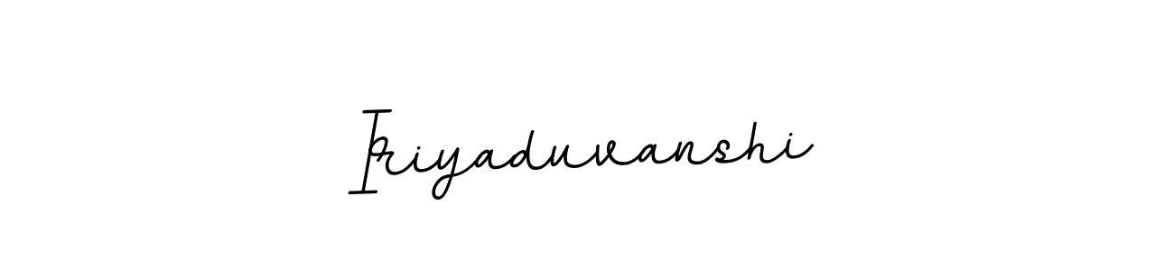 if you are searching for the best signature style for your name Iriyaduvanshi. so please give up your signature search. here we have designed multiple signature styles  using BallpointsItalic-DORy9. Iriyaduvanshi signature style 11 images and pictures png