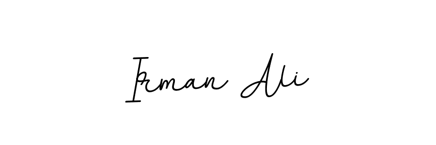 Create a beautiful signature design for name Irman Ali. With this signature (BallpointsItalic-DORy9) fonts, you can make a handwritten signature for free. Irman Ali signature style 11 images and pictures png