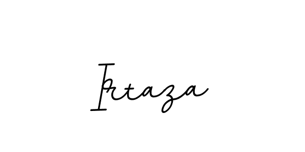 Design your own signature with our free online signature maker. With this signature software, you can create a handwritten (BallpointsItalic-DORy9) signature for name Irtaza. Irtaza signature style 11 images and pictures png