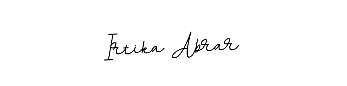 How to make Irtika Abrar signature? BallpointsItalic-DORy9 is a professional autograph style. Create handwritten signature for Irtika Abrar name. Irtika Abrar signature style 11 images and pictures png