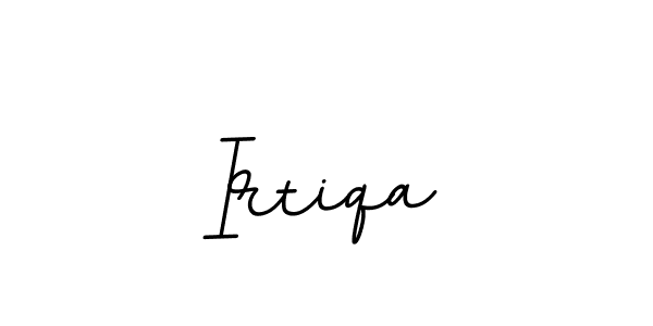 Make a beautiful signature design for name Irtiqa. With this signature (BallpointsItalic-DORy9) style, you can create a handwritten signature for free. Irtiqa signature style 11 images and pictures png