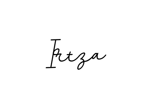 How to make Irtza name signature. Use BallpointsItalic-DORy9 style for creating short signs online. This is the latest handwritten sign. Irtza signature style 11 images and pictures png