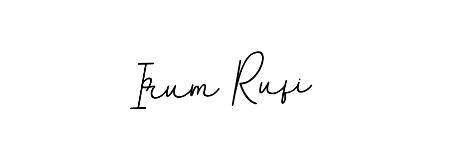 if you are searching for the best signature style for your name Irum Rufi. so please give up your signature search. here we have designed multiple signature styles  using BallpointsItalic-DORy9. Irum Rufi signature style 11 images and pictures png
