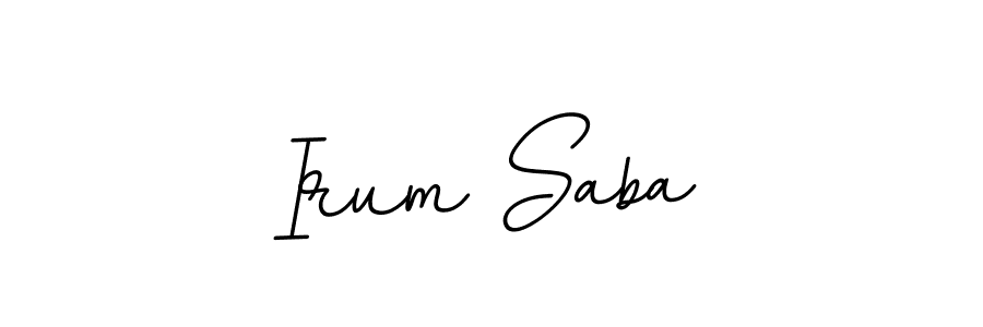 Make a short Irum Saba signature style. Manage your documents anywhere anytime using BallpointsItalic-DORy9. Create and add eSignatures, submit forms, share and send files easily. Irum Saba signature style 11 images and pictures png