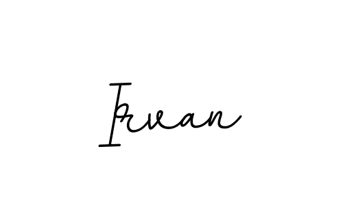 It looks lik you need a new signature style for name Irvan. Design unique handwritten (BallpointsItalic-DORy9) signature with our free signature maker in just a few clicks. Irvan signature style 11 images and pictures png