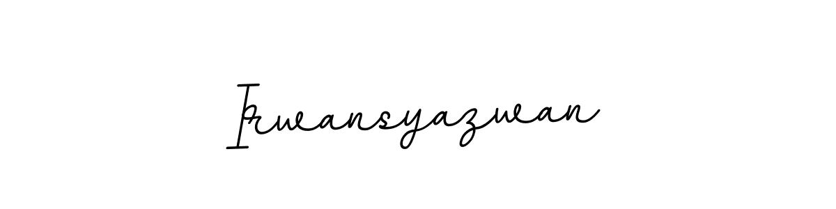 Design your own signature with our free online signature maker. With this signature software, you can create a handwritten (BallpointsItalic-DORy9) signature for name Irwansyazwan. Irwansyazwan signature style 11 images and pictures png
