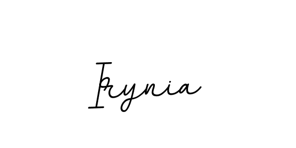 Irynia stylish signature style. Best Handwritten Sign (BallpointsItalic-DORy9) for my name. Handwritten Signature Collection Ideas for my name Irynia. Irynia signature style 11 images and pictures png