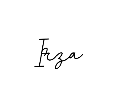 Design your own signature with our free online signature maker. With this signature software, you can create a handwritten (BallpointsItalic-DORy9) signature for name Irza. Irza signature style 11 images and pictures png