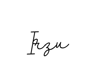 How to make Irzu signature? BallpointsItalic-DORy9 is a professional autograph style. Create handwritten signature for Irzu name. Irzu signature style 11 images and pictures png