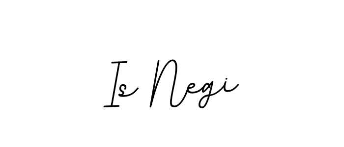 Create a beautiful signature design for name Is Negi. With this signature (BallpointsItalic-DORy9) fonts, you can make a handwritten signature for free. Is Negi signature style 11 images and pictures png