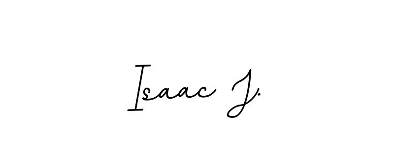 How to make Isaac J. signature? BallpointsItalic-DORy9 is a professional autograph style. Create handwritten signature for Isaac J. name. Isaac J. signature style 11 images and pictures png