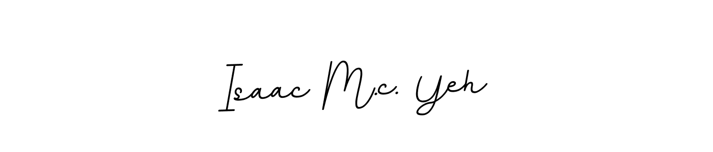 if you are searching for the best signature style for your name Isaac M.c. Yeh. so please give up your signature search. here we have designed multiple signature styles  using BallpointsItalic-DORy9. Isaac M.c. Yeh signature style 11 images and pictures png