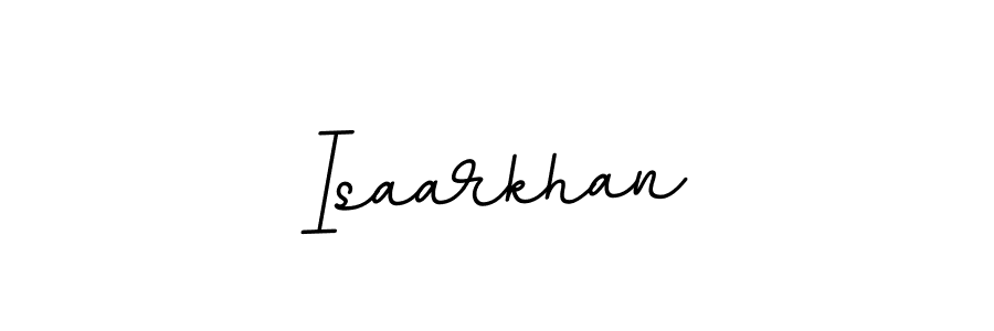 Make a beautiful signature design for name Isaarkhan. With this signature (BallpointsItalic-DORy9) style, you can create a handwritten signature for free. Isaarkhan signature style 11 images and pictures png