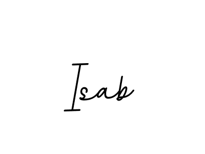 Isab stylish signature style. Best Handwritten Sign (BallpointsItalic-DORy9) for my name. Handwritten Signature Collection Ideas for my name Isab. Isab signature style 11 images and pictures png