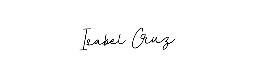 How to make Isabel Cruz name signature. Use BallpointsItalic-DORy9 style for creating short signs online. This is the latest handwritten sign. Isabel Cruz signature style 11 images and pictures png