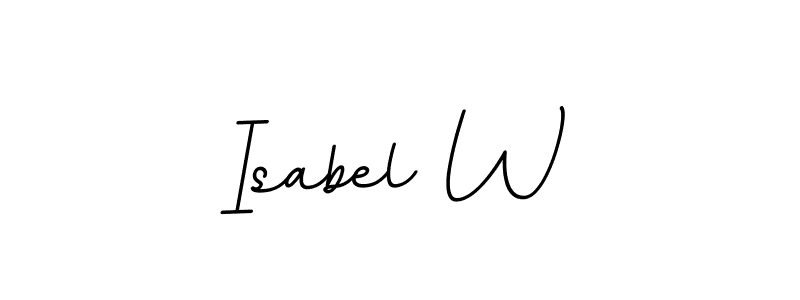 Make a beautiful signature design for name Isabel W. Use this online signature maker to create a handwritten signature for free. Isabel W signature style 11 images and pictures png