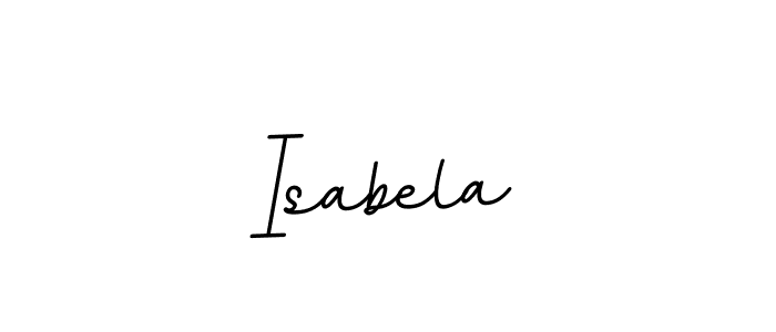 The best way (BallpointsItalic-DORy9) to make a short signature is to pick only two or three words in your name. The name Isabela include a total of six letters. For converting this name. Isabela signature style 11 images and pictures png