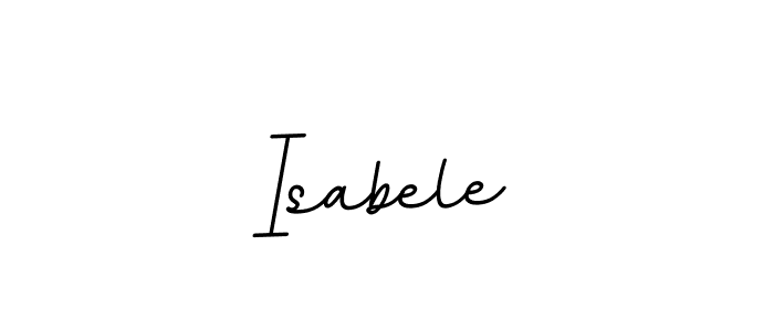 Make a beautiful signature design for name Isabele. With this signature (BallpointsItalic-DORy9) style, you can create a handwritten signature for free. Isabele signature style 11 images and pictures png