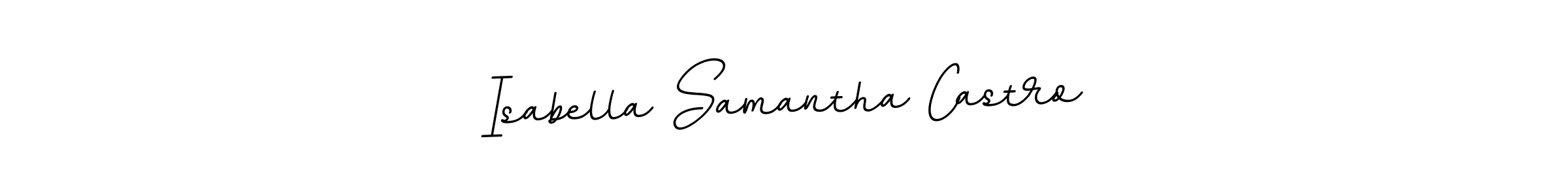 Make a beautiful signature design for name Isabella Samantha Castro. Use this online signature maker to create a handwritten signature for free. Isabella Samantha Castro signature style 11 images and pictures png