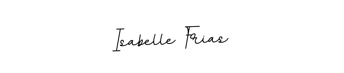 How to make Isabelle Frias name signature. Use BallpointsItalic-DORy9 style for creating short signs online. This is the latest handwritten sign. Isabelle Frias signature style 11 images and pictures png