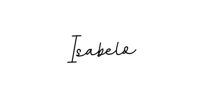 You should practise on your own different ways (BallpointsItalic-DORy9) to write your name (Isabelo) in signature. don't let someone else do it for you. Isabelo signature style 11 images and pictures png