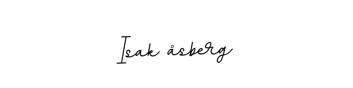 Use a signature maker to create a handwritten signature online. With this signature software, you can design (BallpointsItalic-DORy9) your own signature for name Isak åsberg. Isak åsberg signature style 11 images and pictures png