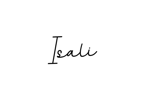 Design your own signature with our free online signature maker. With this signature software, you can create a handwritten (BallpointsItalic-DORy9) signature for name Isali. Isali signature style 11 images and pictures png