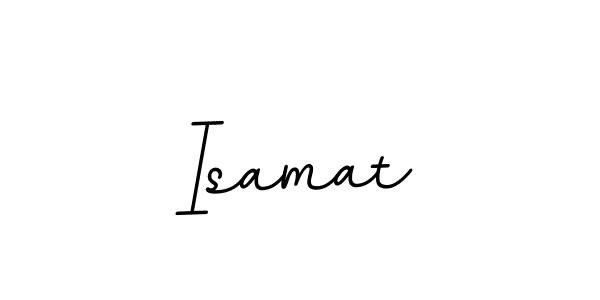 Create a beautiful signature design for name Isamat. With this signature (BallpointsItalic-DORy9) fonts, you can make a handwritten signature for free. Isamat signature style 11 images and pictures png