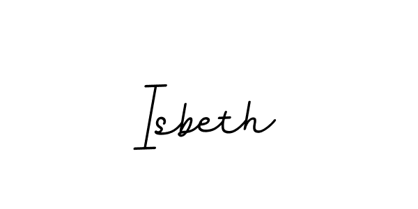 Make a beautiful signature design for name Isbeth. Use this online signature maker to create a handwritten signature for free. Isbeth signature style 11 images and pictures png