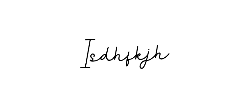 The best way (BallpointsItalic-DORy9) to make a short signature is to pick only two or three words in your name. The name Isdhfkjh include a total of six letters. For converting this name. Isdhfkjh signature style 11 images and pictures png