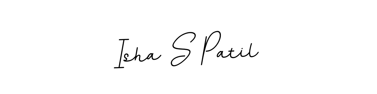 Make a beautiful signature design for name Isha S Patil. Use this online signature maker to create a handwritten signature for free. Isha S Patil signature style 11 images and pictures png