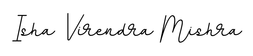 The best way (BallpointsItalic-DORy9) to make a short signature is to pick only two or three words in your name. For converting this name Isha Virendra Mishra. Isha Virendra Mishra signature style 11 images and pictures png