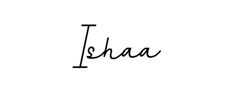 Achieve flawless digital penmanship with Ishaa name in BallpointsItalic-DORy9 font. The perfect tool for creating online signatures. Ishaa signature style 11 images and pictures png