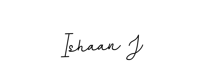 It looks lik you need a new signature style for name Ishaan J. Design unique handwritten (BallpointsItalic-DORy9) signature with our free signature maker in just a few clicks. Ishaan J signature style 11 images and pictures png
