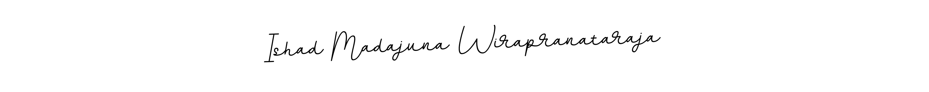 Design your own signature with our free online signature maker. With this signature software, you can create a handwritten (BallpointsItalic-DORy9) signature for name Ishad Madajuna Wirapranataraja. Ishad Madajuna Wirapranataraja signature style 11 images and pictures png