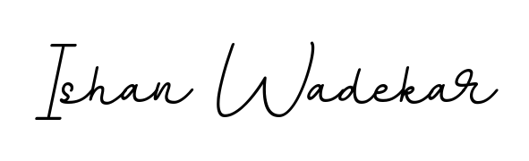 Looking for an artistic signature for Ishan Wadekar? The BallpointsItalic-DORy9 calligraphy style gives a sophisticated flow suitable for business cards and emails. Ishan Wadekar signature style 11 images and pictures png