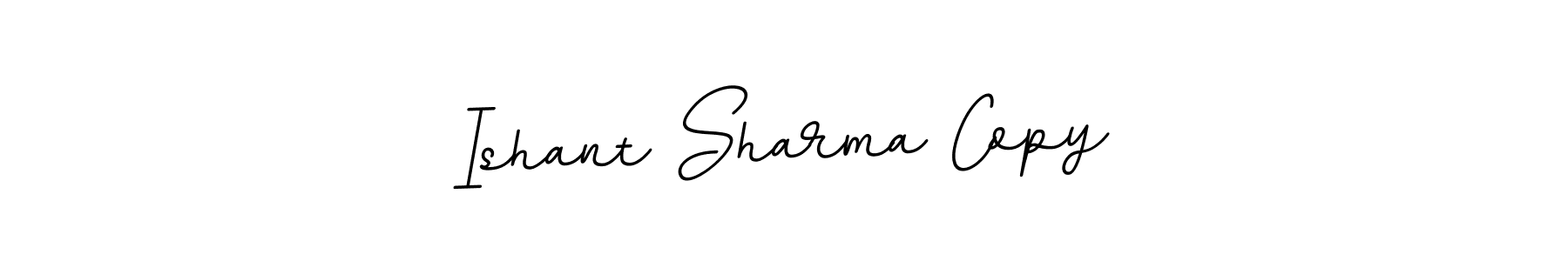 How to make Ishant Sharma Copy name signature. Use BallpointsItalic-DORy9 style for creating short signs online. This is the latest handwritten sign. Ishant Sharma Copy signature style 11 images and pictures png