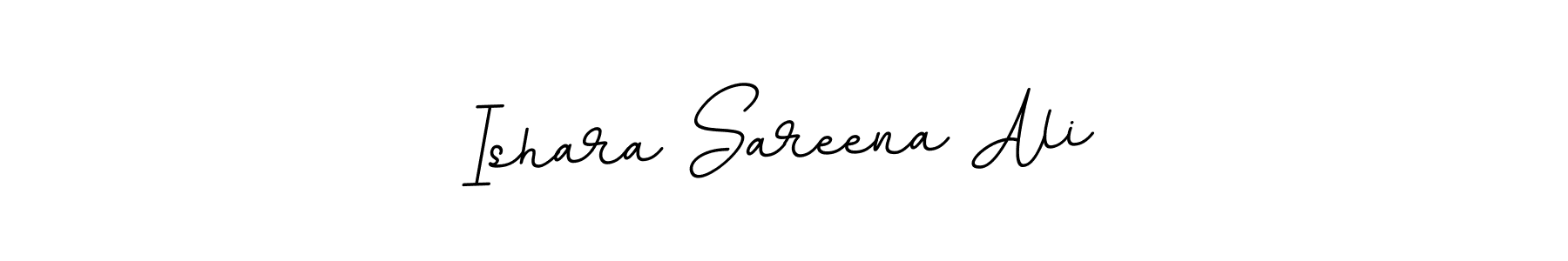 Also we have Ishara Sareena Ali name is the best signature style. Create professional handwritten signature collection using BallpointsItalic-DORy9 autograph style. Ishara Sareena Ali signature style 11 images and pictures png