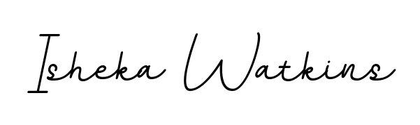 Generate high-definition signature styles for Isheka Watkins. The BallpointsItalic-DORy9 typeface ensures crisp legibility and sophisticated design. Isheka Watkins signature style 11 images and pictures png