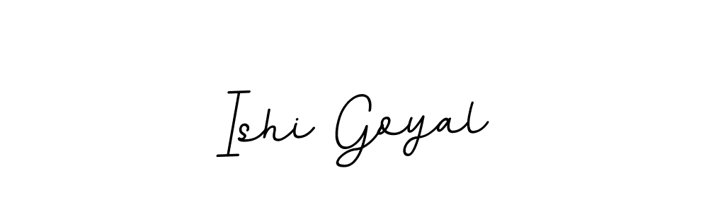 if you are searching for the best signature style for your name Ishi Goyal. so please give up your signature search. here we have designed multiple signature styles  using BallpointsItalic-DORy9. Ishi Goyal signature style 11 images and pictures png