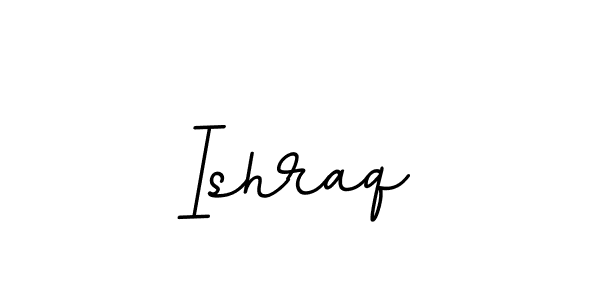 Ishraq stylish signature style. Best Handwritten Sign (BallpointsItalic-DORy9) for my name. Handwritten Signature Collection Ideas for my name Ishraq. Ishraq signature style 11 images and pictures png
