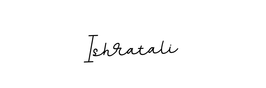 Design your own signature with our free online signature maker. With this signature software, you can create a handwritten (BallpointsItalic-DORy9) signature for name Ishratali. Ishratali signature style 11 images and pictures png