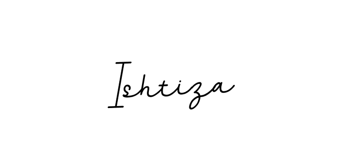 The best way (BallpointsItalic-DORy9) to make a short signature is to pick only two or three words in your name. The name Ishtiza include a total of six letters. For converting this name. Ishtiza signature style 11 images and pictures png