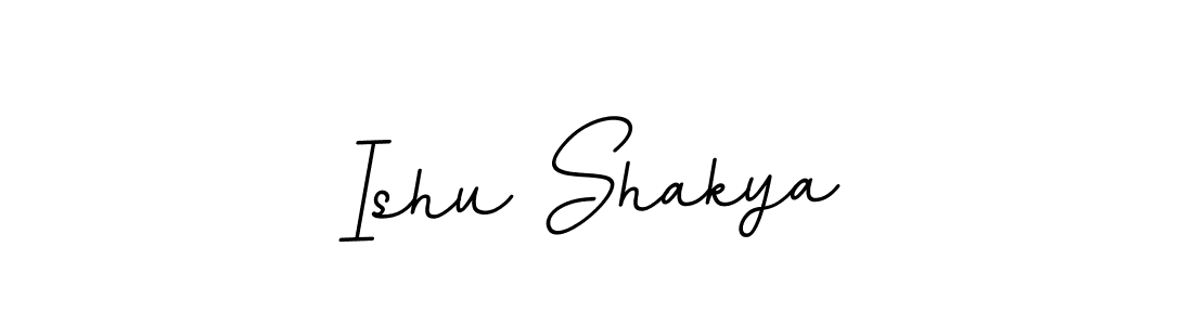 Make a beautiful signature design for name Ishu Shakya. With this signature (BallpointsItalic-DORy9) style, you can create a handwritten signature for free. Ishu Shakya signature style 11 images and pictures png