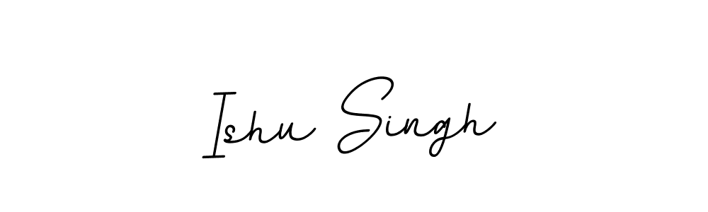 Design your own signature with our free online signature maker. With this signature software, you can create a handwritten (BallpointsItalic-DORy9) signature for name Ishu Singh. Ishu Singh signature style 11 images and pictures png