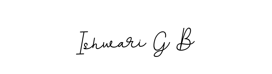 How to Draw Ishwari G B signature style? BallpointsItalic-DORy9 is a latest design signature styles for name Ishwari G B. Ishwari G B signature style 11 images and pictures png