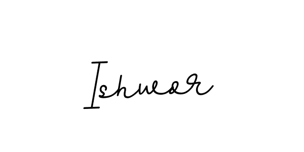 Use a signature maker to create a handwritten signature online. With this signature software, you can design (BallpointsItalic-DORy9) your own signature for name Ishwor. Ishwor signature style 11 images and pictures png