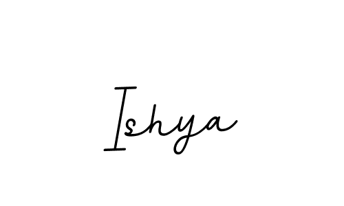 Design your own signature with our free online signature maker. With this signature software, you can create a handwritten (BallpointsItalic-DORy9) signature for name Ishya. Ishya signature style 11 images and pictures png